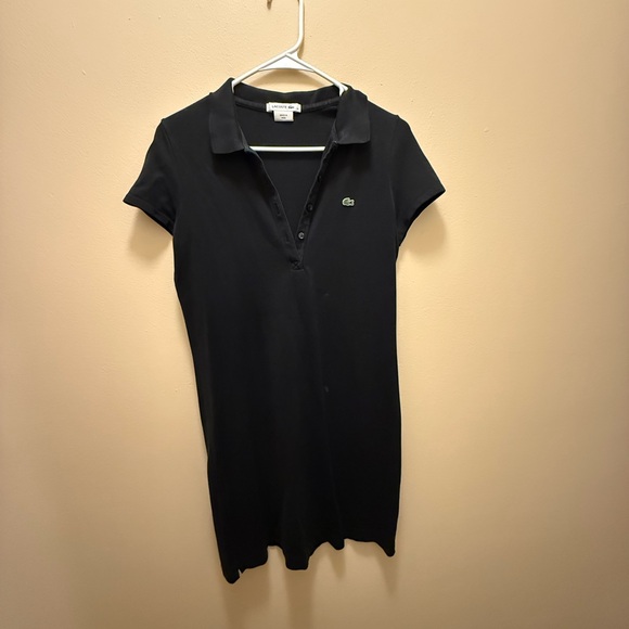 Lacoste Classic Black Polo Dress - Picture 1 of 1
